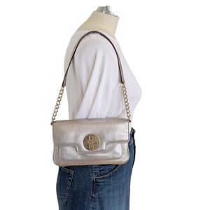 Kate Spade Champagne Gold Leather Shoulder Bag